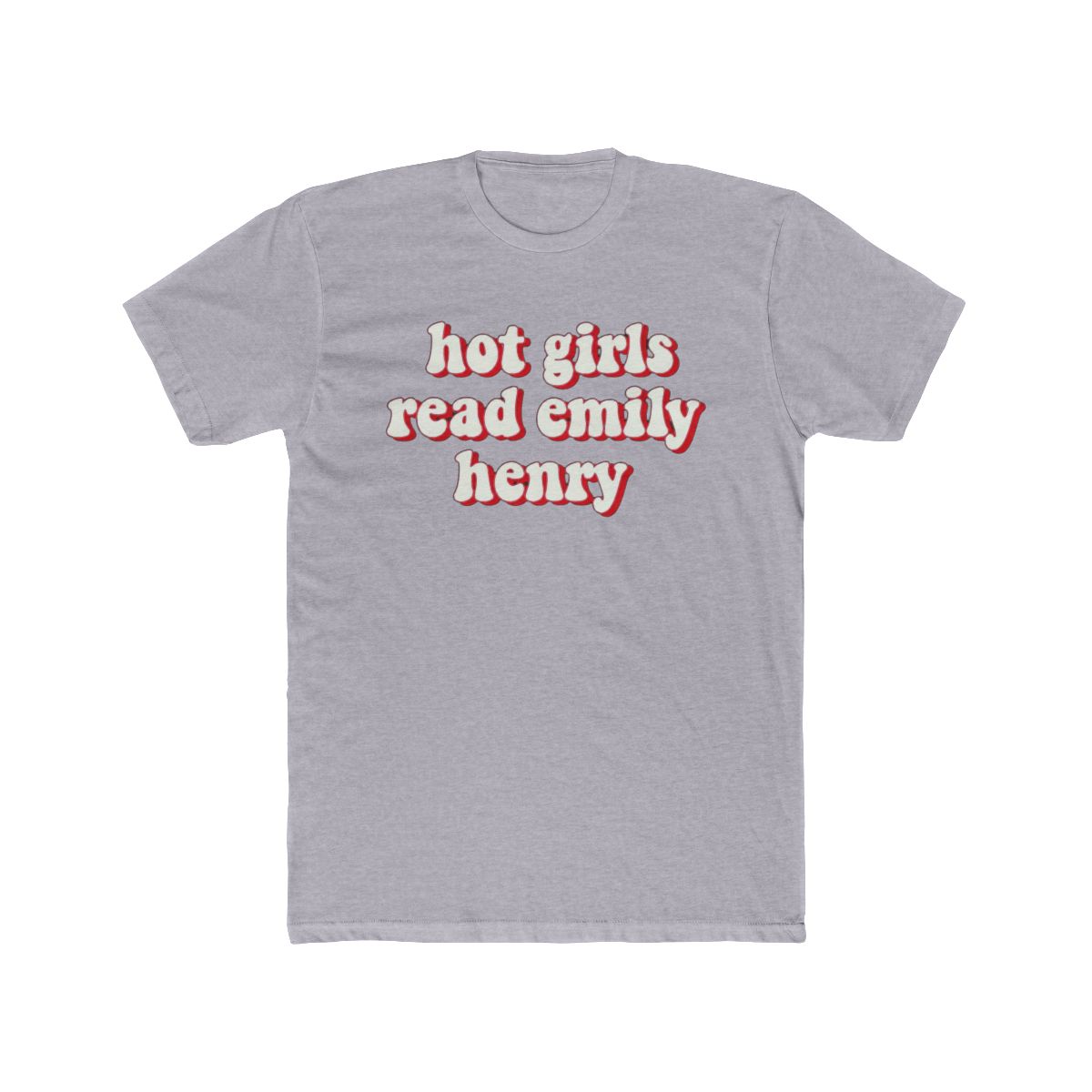 Pink Hot Girls Read Emily Henry Design - Trendy Book Lover Graphic Tee & Accessories T Shirt - alternate angle 4, merchandise