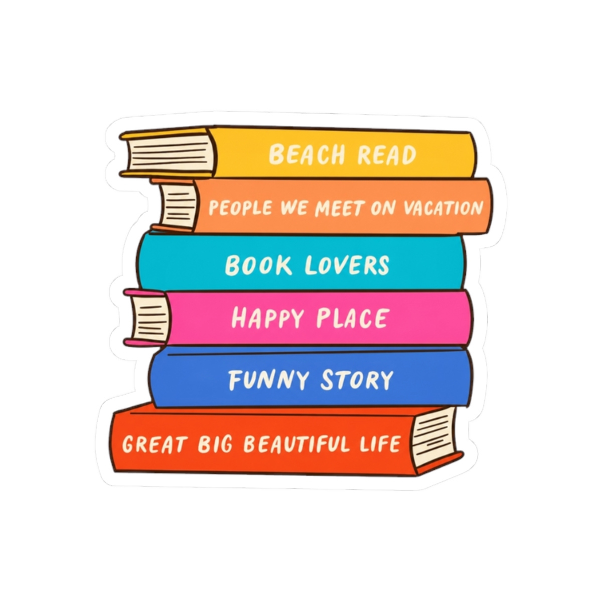 Emily Henry Book stack - alternate angle 3, merchandise