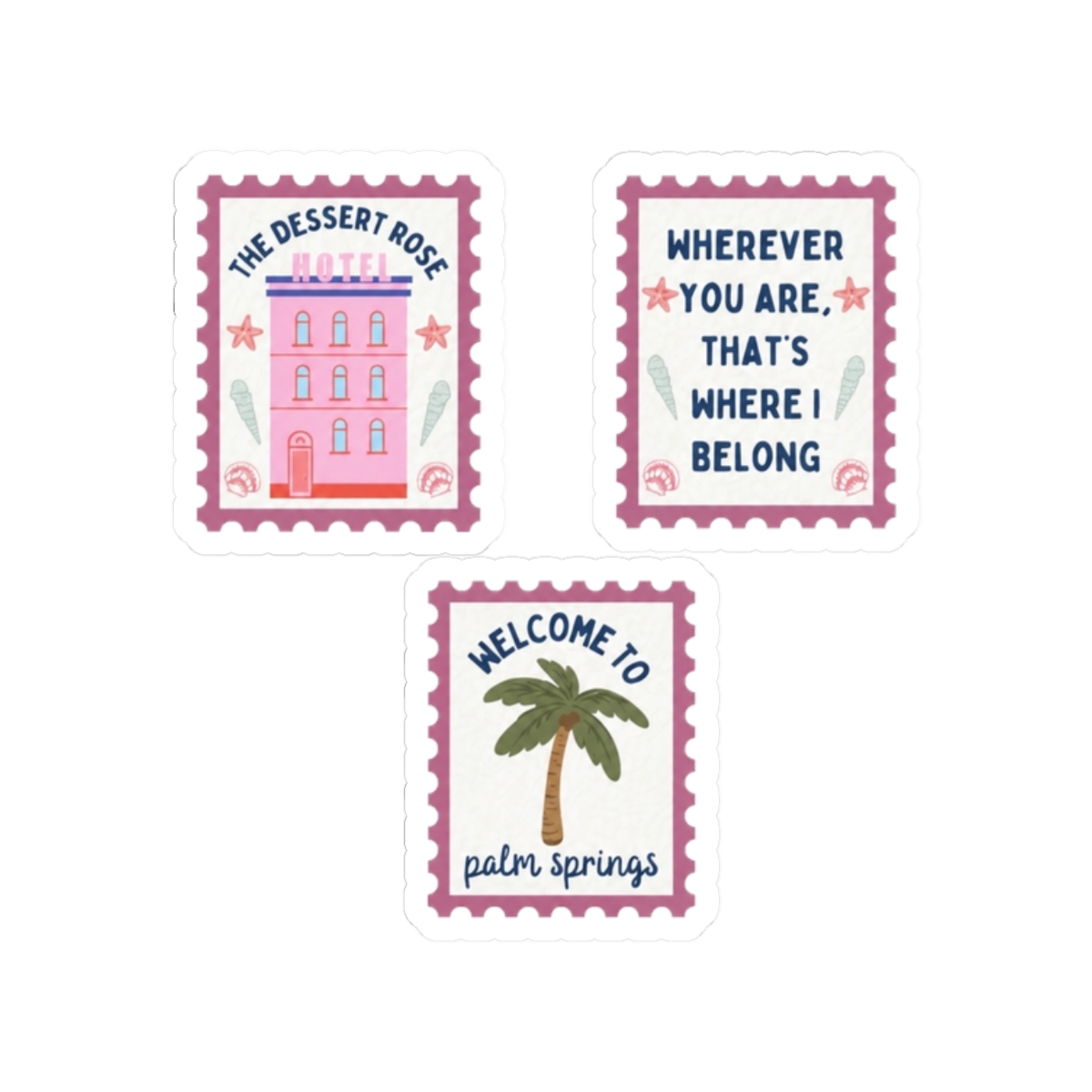 People we meet on vacation | Emily Henry Sticker Set - alternate angle 3, merchandise