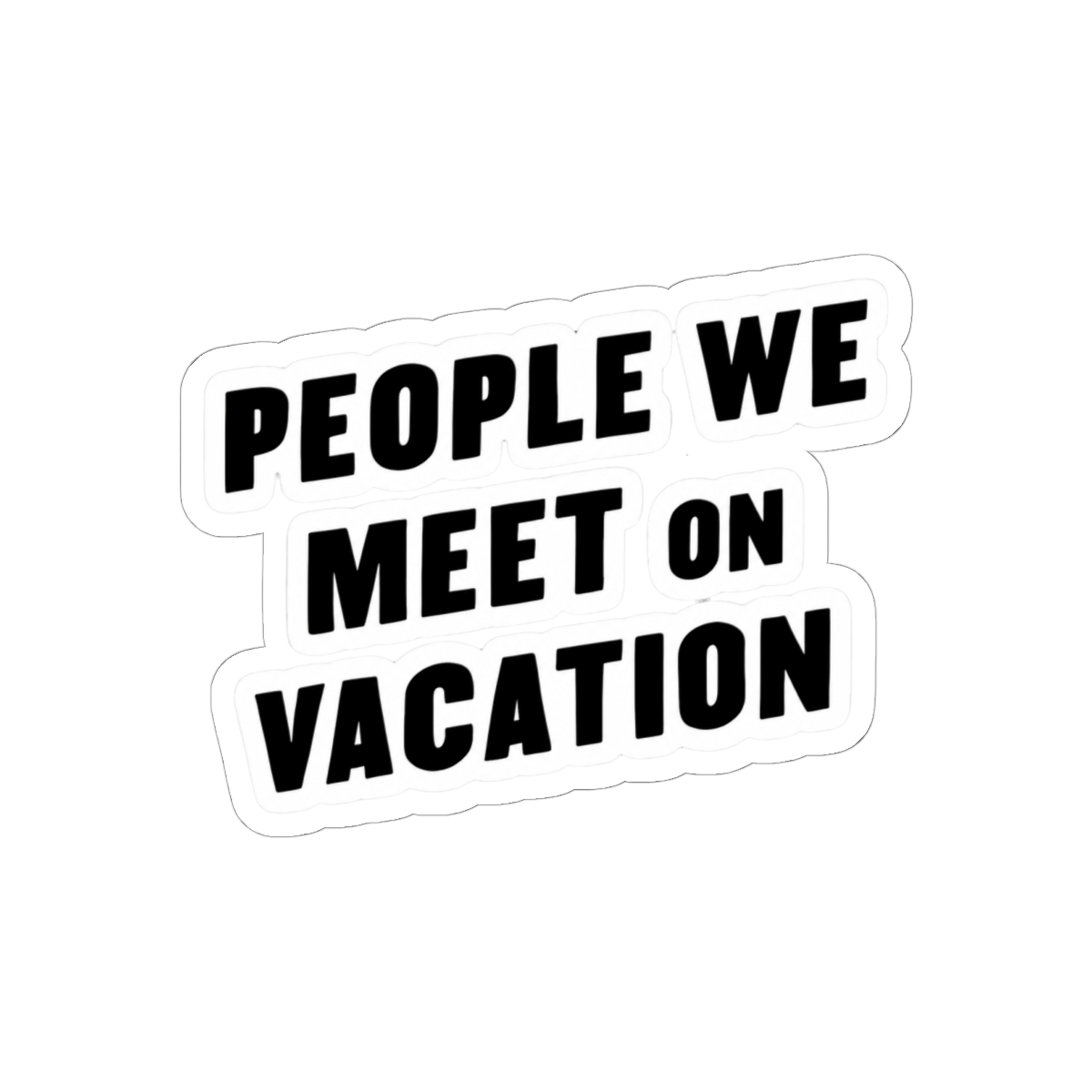 people we meet on vacation logo | Emily Henry - alternate angle 2, merchandise