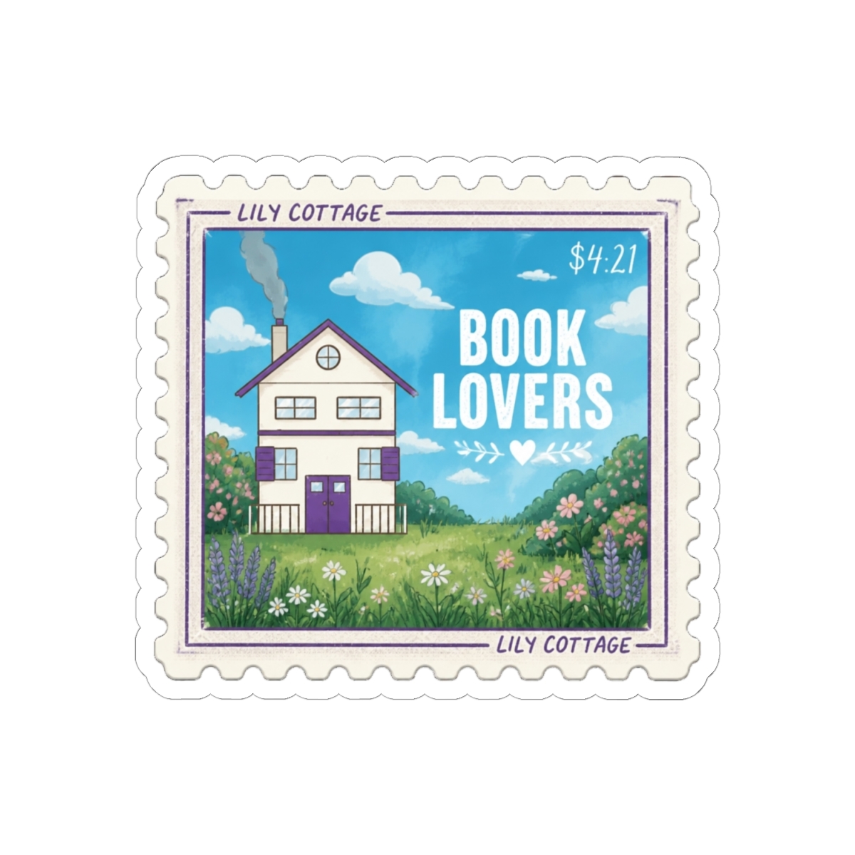 Book Lovers Stamp | Emily Henry - alternate angle 1, merchandise
