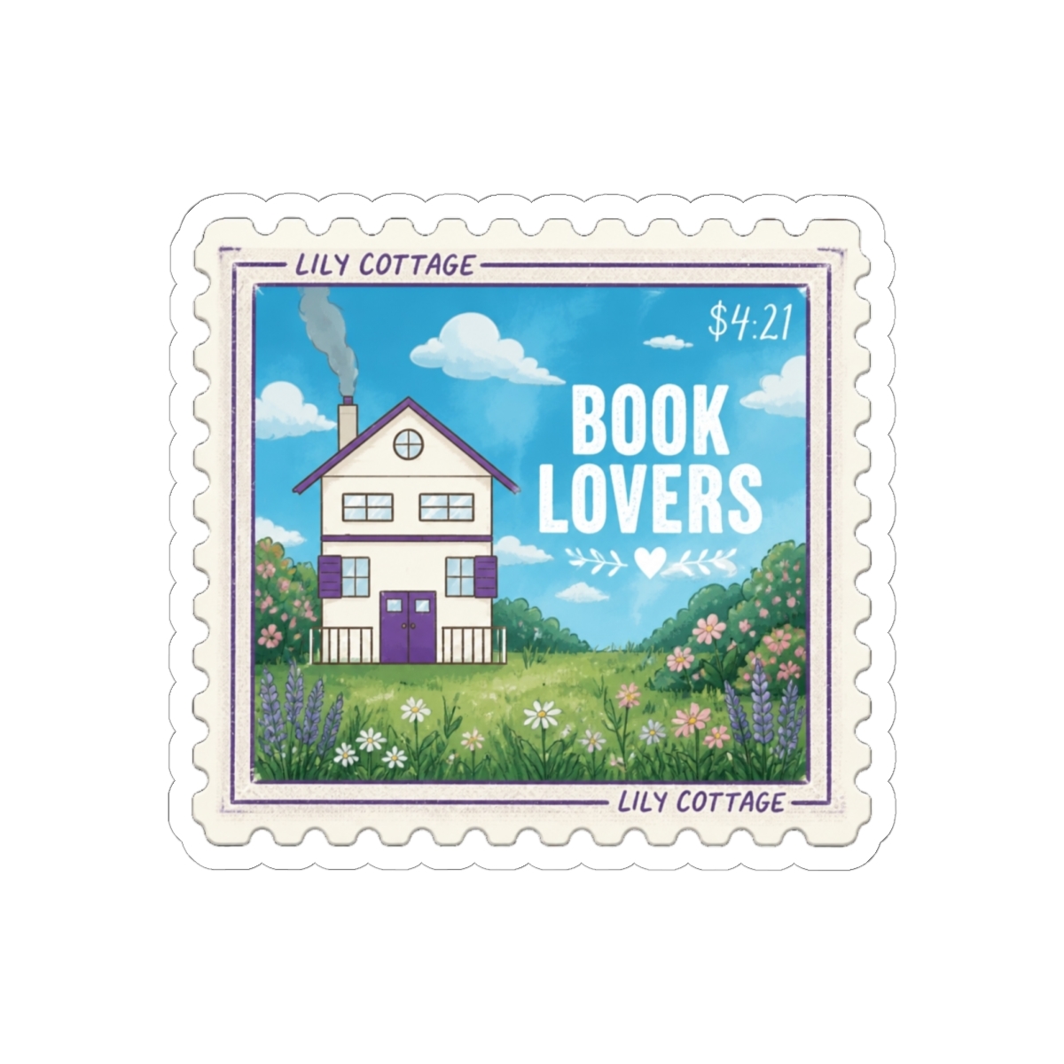 Book Lovers Stamp | Emily Henry - alternate angle 2, merchandise