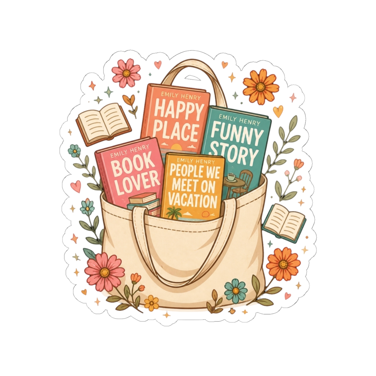 Happy Place Book lovers Emily Henry bookish - alternate angle 1, merchandise