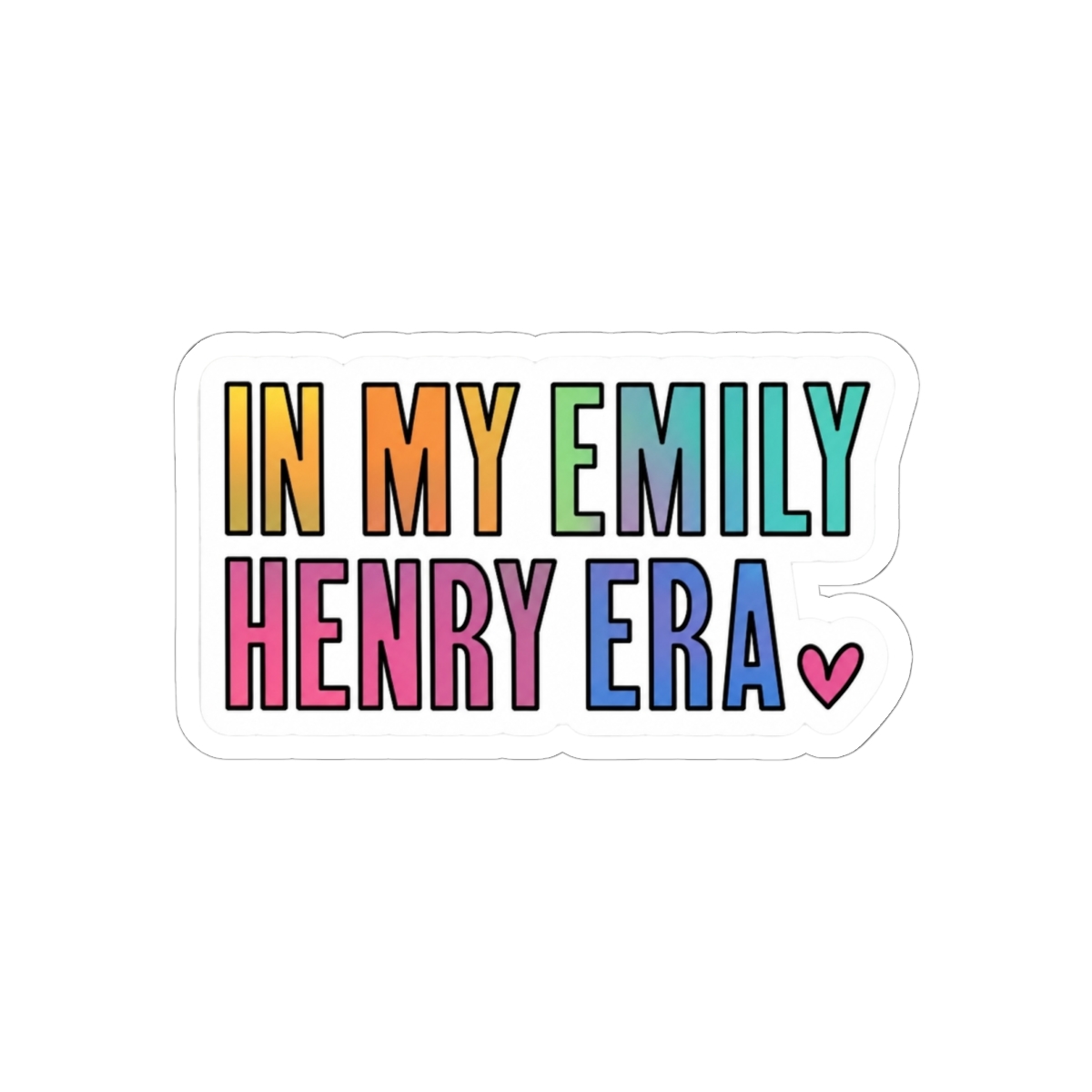 Cute Vinyl Sticker for Everyday Style | Emily Henry
